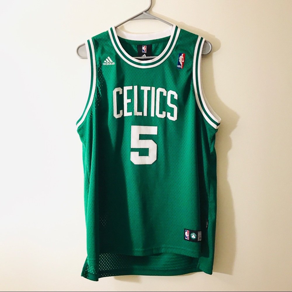 Auth Adidas Patch NBA Kevin Garnett 5 Jersey Small